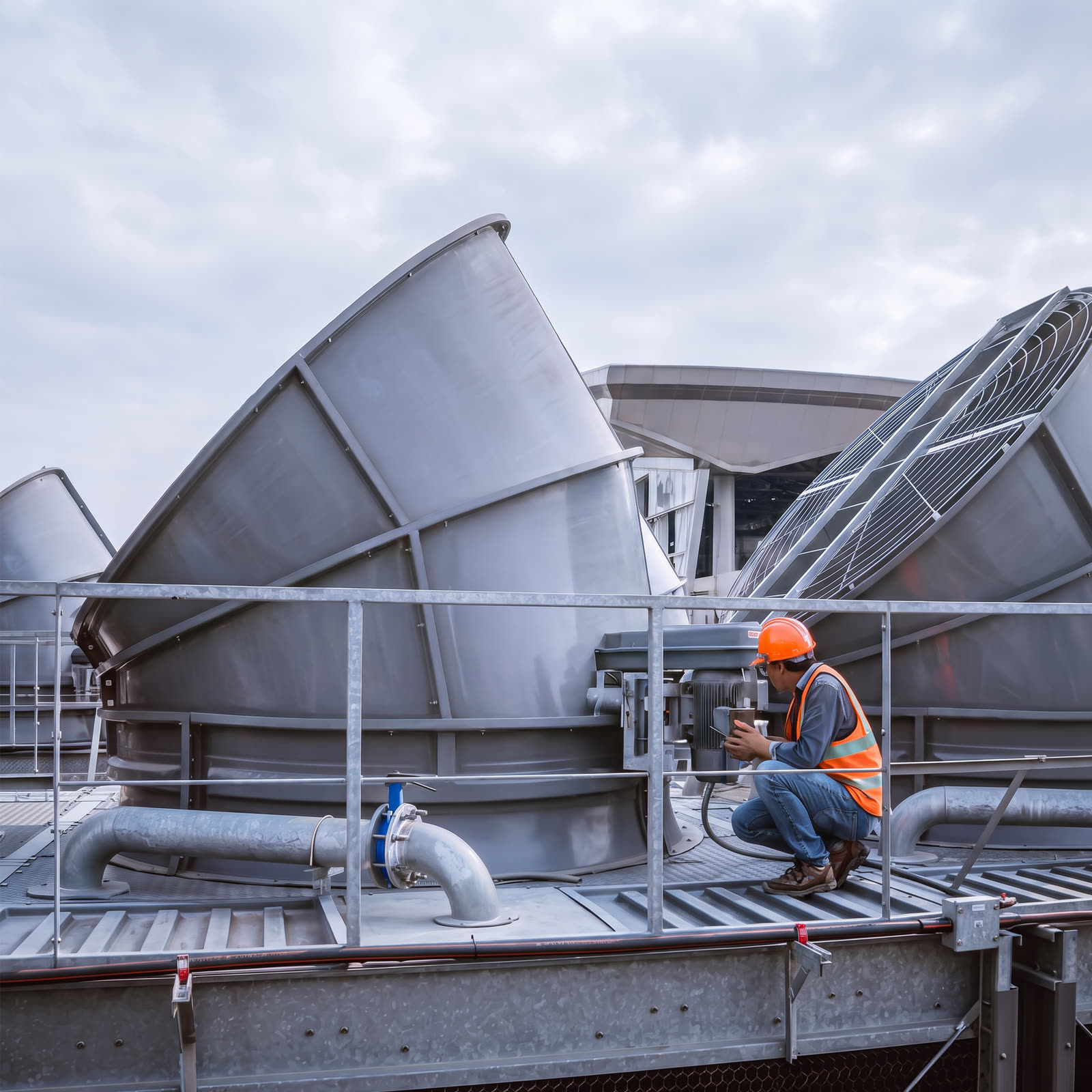 Tehnician la inspecție echipament industrial